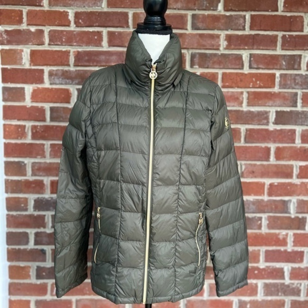 Michael Michael Kors Green winter puffer jacket‎ size M